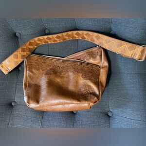 Brown Leather Designer Bag